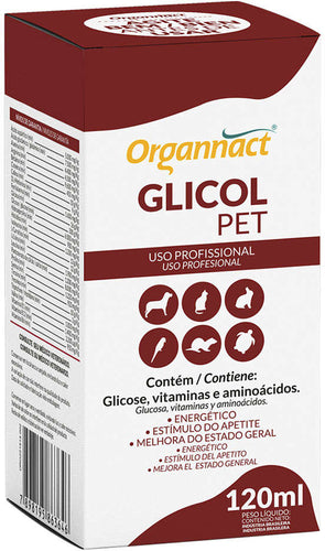 Suplemento Organnact Glicol Pet 120 ml