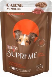 Ração úmida Quatree Supreme Cães Adultos - Carne