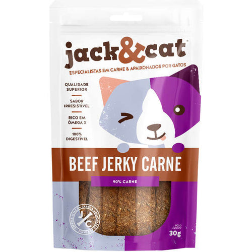 Bifinho Jack&Pup Beef Jerky Carne para Gatos