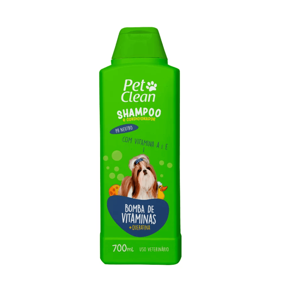 Shampoo e Condicionador para Cachorro e Gato Pet Clean 700 ml Petily