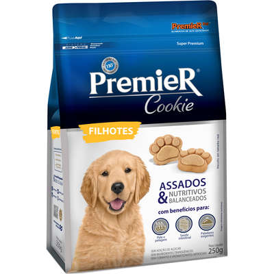 Biscoito Premier Cookie para Cães Filhotes 250g - Petily