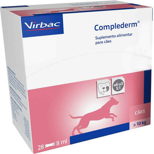 Complederm Virbac Suplemento Alimentar para Cães - 8ml pet shop niteroi