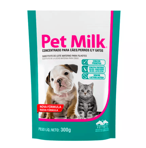 Suplemento Pet Milk para Cães e Gatos - 300g