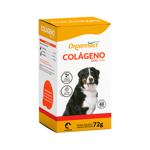 Suplemento Organnact Colágeno Dog para Cães 60 Tabletes