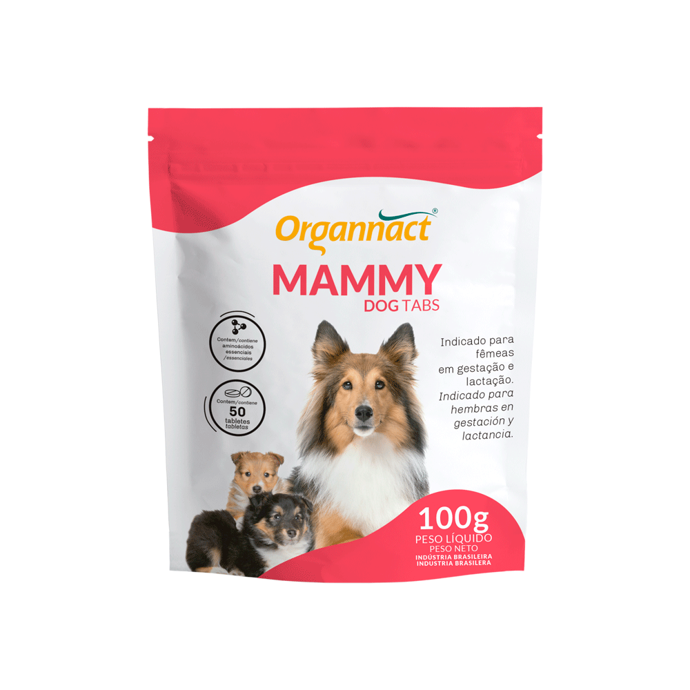 Suplemento Mammy Dog Tabs Organnact 100 g