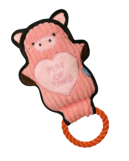 Brinquedo Pelúcia Animais de Mãos Dadas PORCO - PETTA