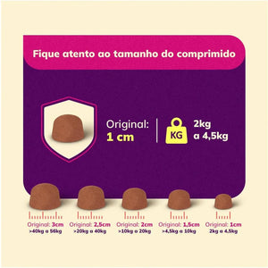 Defenza Antipulgas e Carrapatos para Cães de 2 a 4,5kg 1 comprimido