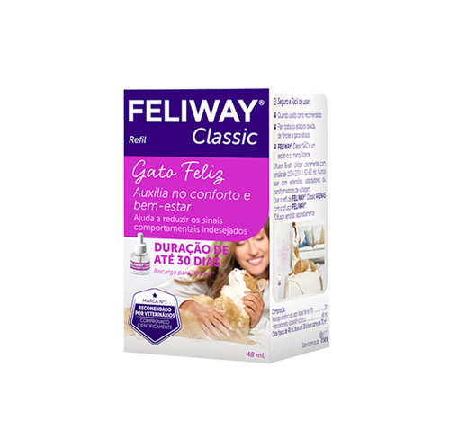 Educador Feliway Ceva Refil Difusor Elétrico - 48ml