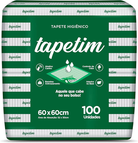 Tapete Higiênico Tapetim Cães Great Pet 60x60 100 Unidades