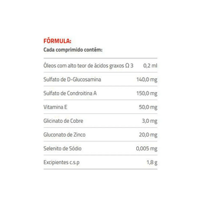 Gerioox Antioxidante Condroprotetor e ômega 3 para Cães e Gatos - 10 comprimidos - CARTELA AVULSA