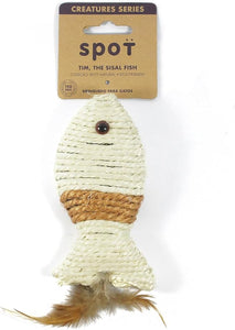 Brinquedo Peixe de Sisal para Gatos