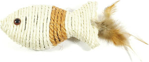 Brinquedo Peixe de Sisal para Gatos
