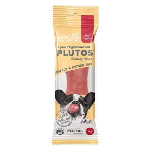 Plutos Cheese e Beef Mordedor Natural para Cães - 80gr