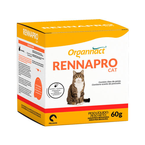 Suplemento Organnact Rennapro Cat para Gatos - 60g