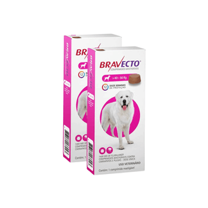 KIT - 2 Antipulgas e Carrapatos Bravecto MSD para Cães de 40 a 56 kg