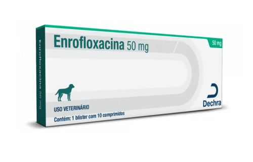 Enrofloxacina 50mg 10 Comprimidos Dechra