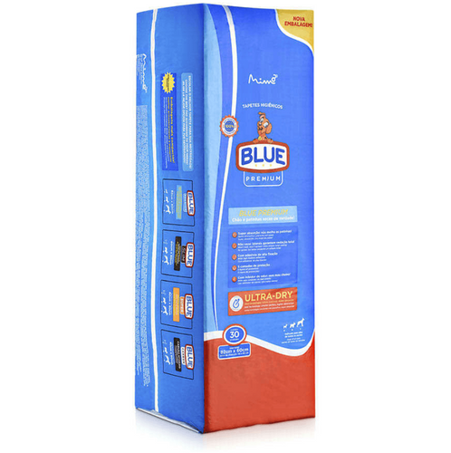 Tapete Higiênico Expet Blue Premium Para Cães - 30 unidades