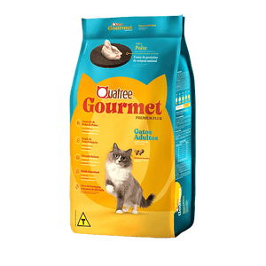 Ração Quatree Gourmet Gatos Adultos Sabor Peixe - 10kg