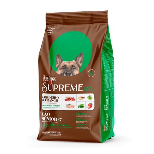 Ração Quatree Supreme para Cães Sênior de Raças Médias e Grandes - 15kg