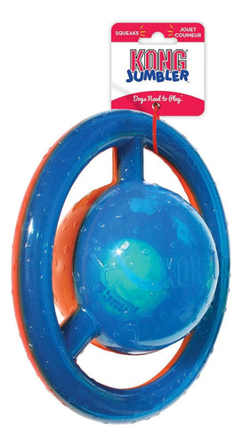 Brinquedo Kong Interativo Para Cães Bola Jumbler Disco - Médio/Grande