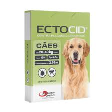 Ectocid Antipulgas Spot On Para Cães 20 á 40kg 2,68ml - Agener União