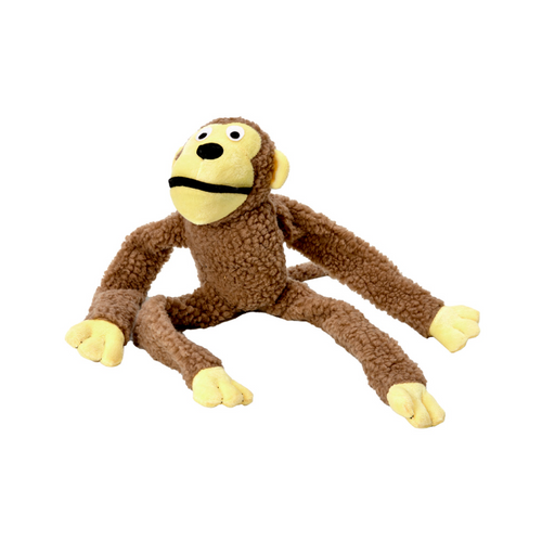 Macaco Chalesco Brinquedo de Pelúcia Para Cães Marrom - 48 cm