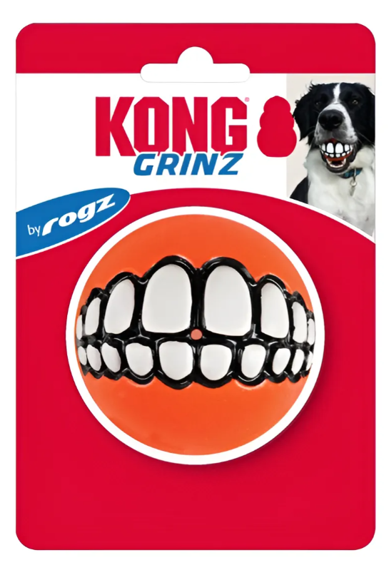 Brinquedo Kong Grinz By Rogz Bola Flutuante Cachorro Grande - Cores Sortidas