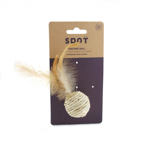 Bolinha com penas para Gatos - Feather Ball