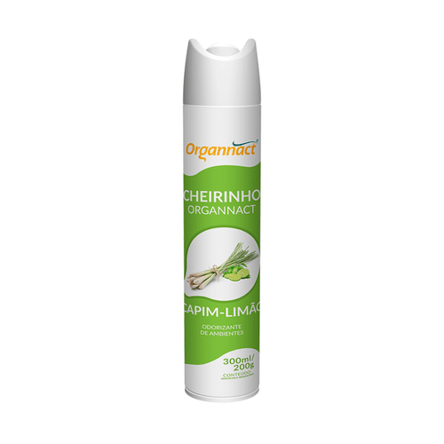 Aromatizador de Ambientes Organnact Capim-Limão 300ml