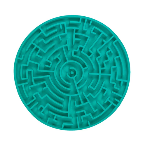 Brinquedo e Comedouro Pet Games Labirinto Verde Água para Cães e Gatos