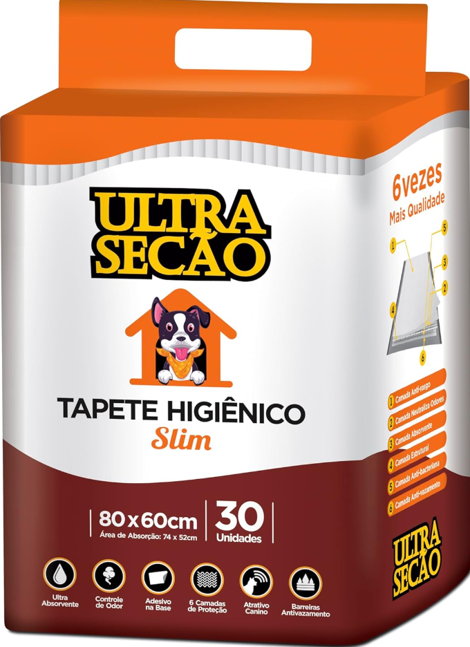 Tapete Higiênico Ultra Secão Great Pets 30un 80x60cm - 30 unidades