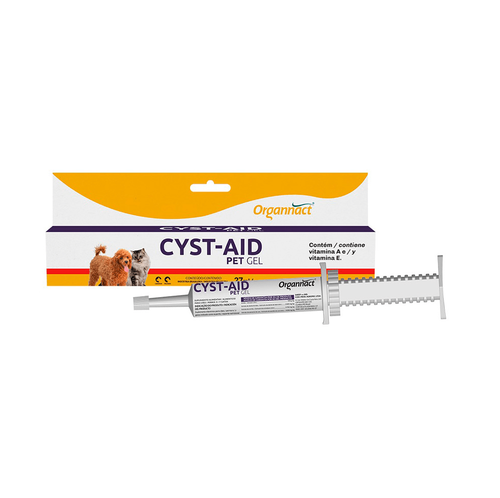 Suplemento Vitamínico Cyst-Aid Pet para Cães e Gatos 35g
