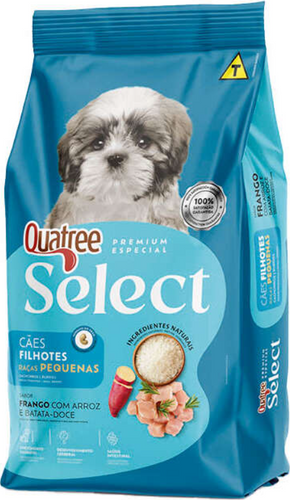 Ração Quatree Select para Cães Filhotes Raças Pequenas