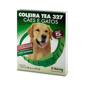 Coleira Antiparasitária König Externo 57 cm para Cães