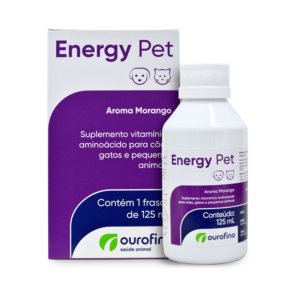 Suplemento Energy Pet para Cães e Gatos - 125ml