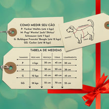 Carregar imagem no visualizador da galeria, Bandana de Natal para Cachorro Dupla Face - Estampa Xadrez