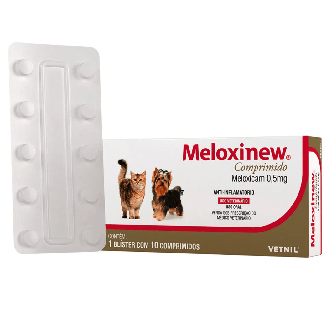 Anti-Inflamatório Meloxinew 10 comprimidos 0,5 mg