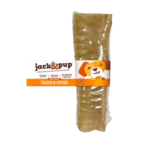Petisco Jack&Pup Traqueia Bovina para Cães