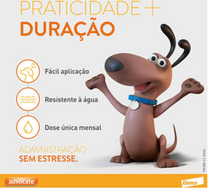 Antipulgas Advocate para Cães entre 4 e 10kg 1,0ml