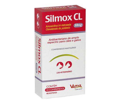 Antibacteriano Vansil Silmox CL para Cães e Gatos