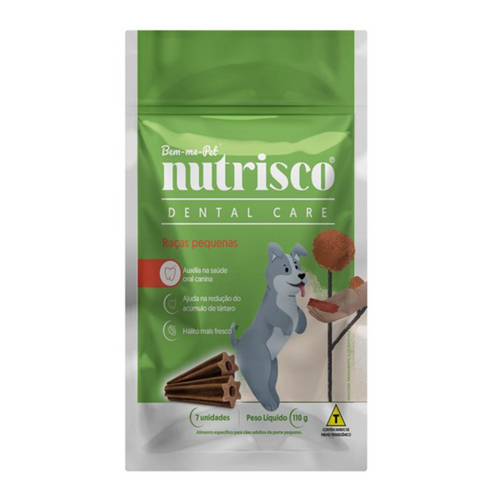 Petisco Snacks Dental Nutrisco Cães Raças Pequenas - 110g