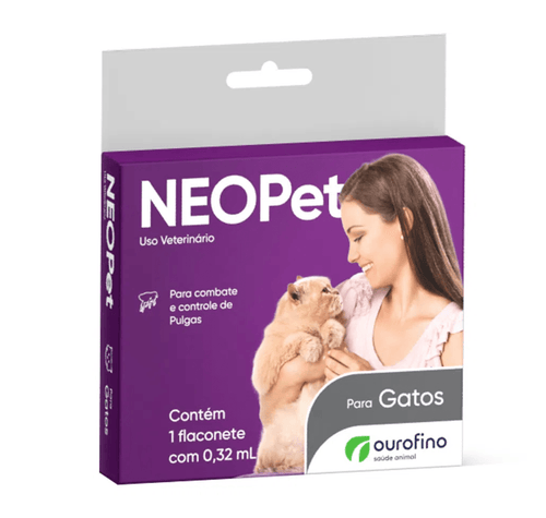 Antipulgas Neopet Gatos até 8 kg 0,32 ml