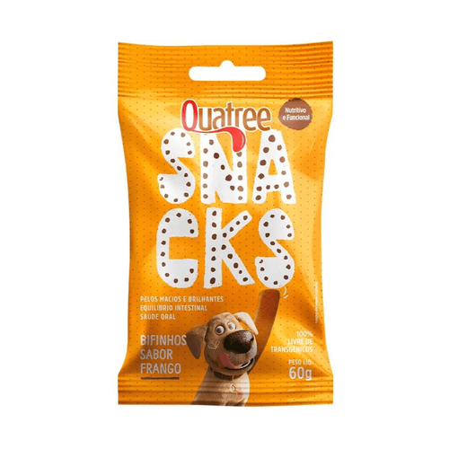 Bifinho Quatree Snacks para Cães sabor Frango - 60 g