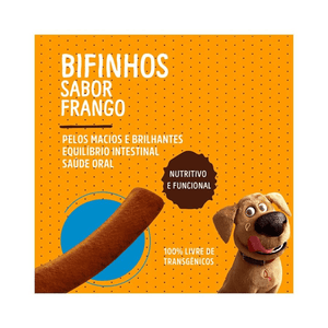 Bifinho Quatree Snacks para Cães sabor Frango - 60 g