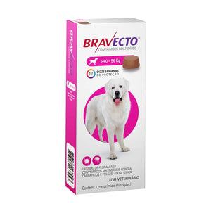 Antipulgas e Carrapatos Bravecto MSD para Cães de 40 a 56 kg - Petily