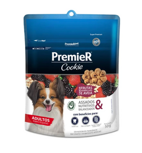 Biscoito PremieR Pet Cookie Frutas Vermelhas e Aveia para Cães Adultos 50g