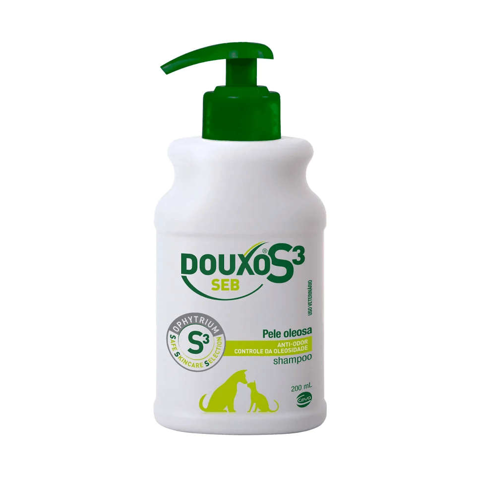 Shampoo Douxo S3 Seb para Cães e Gatos 200ml