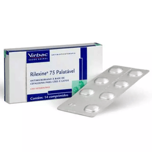 Rilexine Palatável Virbac 75mg - 14 comprimidos