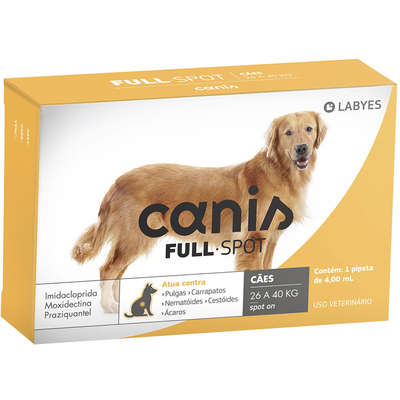 Antiparasitário Labyes Canis Full Spot para Cães de 26 Kg até 40 Kg