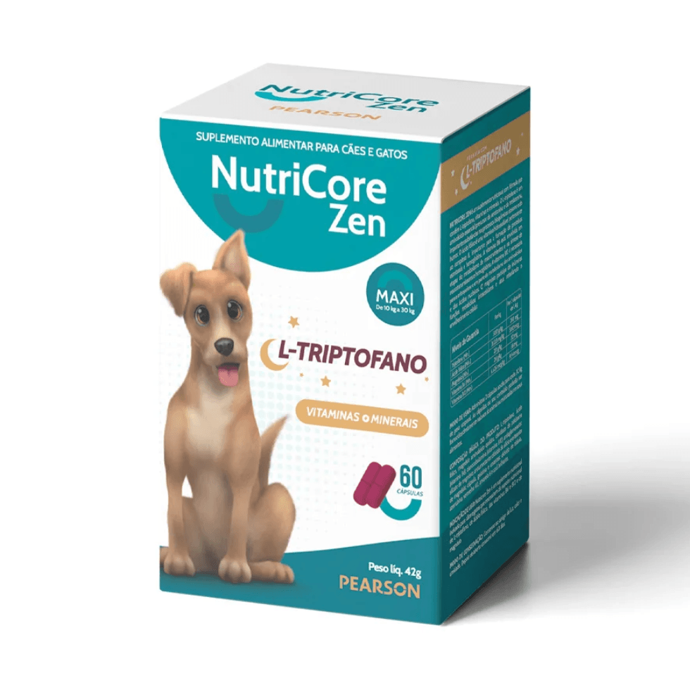 Suplemento Alimentar NutriCore Zen Maxi para Cães - 60 capsulas